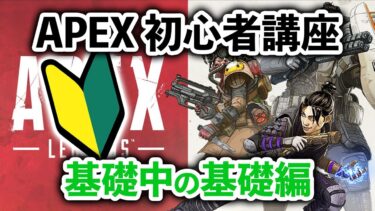 【APEX LEGENDS】今日から始める方への初心者講座 基礎中の基礎編【エーペックスレジェンズ】