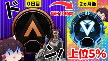 【APEX】FPS初心者が毎日10時間本気でプレイした結果・・・？【ゆっくり実況】