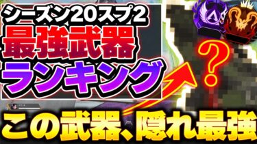 【Tier表】弱そうだけど実は強い…？コレだけ見れば強い武器丸わかり！ シーズン20スプリット2最強武器ランキング【APEX エーペックスレジェンズ】