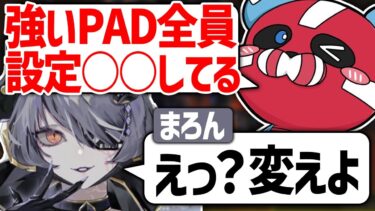 【PAD】まろんにおすすめ設定を話すCHEEKY【CHEEKY切り抜き】