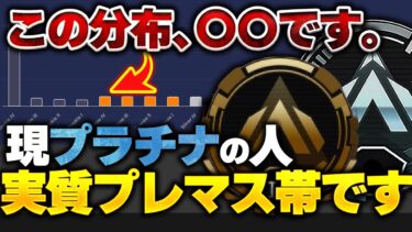 【上位？%】分布だけ見たら実は神…？ シーズン21S2ランク分布について解説・所感トーク【APEX エーペックスレジェンズ】