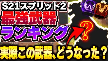 【Tier表】環境変わってくれ！！！ でも、今あの武器超強くなってます！ シーズン21スプリット2最強武器Tierランキング！【 APEX エーペックスレジェンズ】