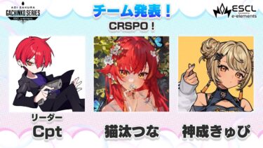 【APEX】ASGSカスタム！ランドマークも構成も変えてみた！　w/CPT,きゅぴちゃん　#CRSPOWIN【ぶいすぽ / 猫汰つな】