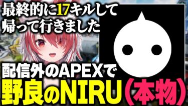 配信外のAPEXでNIRUさんが仲間に来て強さを目の当たりにする秋雪こはく【APEX/秋雪こはく 切り抜き NIRU】