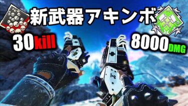 新武器『アキンボ』で30kill 8000dmg【APEX LEGENDS】