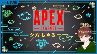 [APEX]ランク配信/夕方もやる・ソロマスターやります#6/元Switchプレデター//#apex