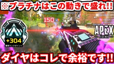 【爆盛り不可避】今のプラチナは絶対にコレやるべき！超安定して盛れる動き全部教えるわ！コレでダイヤは余裕です！【APEX LEGENDS立ち回り解説】