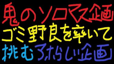 『APEX』『顔出し』ゴミみたいな野良を率いて挑むソロマス企画