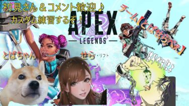 【APEX】大会前に練習するぞ！！コメント歓迎！チームとばせらぺぇ！！【ニューハーフ】【知的障害】