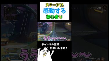 【APEX】ステージに興奮する初心者🔰#ゲーム実況 #初心者apex #配信切り抜き