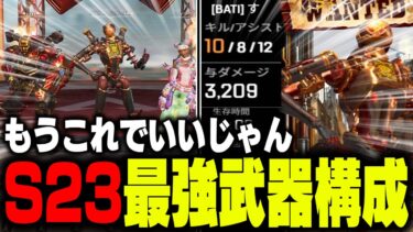 【最新版】シーズン23の最強武器構成が決まりました【ApexLegends】