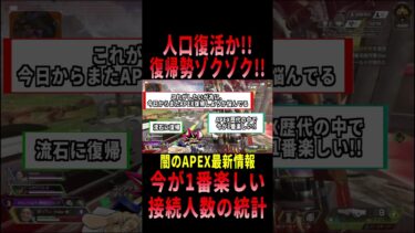 【 最新情報解説 APEX オススメ】人口復活!?評判が良い期間限定モードの件についてまとめて初心者でも分かりやすく紹介だZE!!【 遊戯王 声真似 】#shorts #apex #最新情報