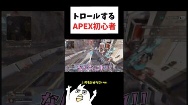 トロールしてしまうAPEX初心者www#初心者apex #配信切り抜き #ゲーム実況 #ゲーム女子