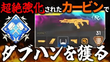 【新シーズン】”カービン”が超絶強化されたらしいので、ダブハン取っちゃいます（笑）【APEX】