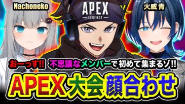 【APEX】おまたせ！フルパ顔合わせ！不思議なメンバーで初めて集まってみる編www 火威青, Nachoneko【ハセシン】Apex Legends