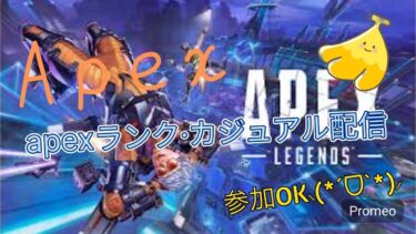 配信サボっていてすみません。4ヶ月ぶりのAPEX配信！Lスターで暴れるぞ！！#apexlegends #参加型