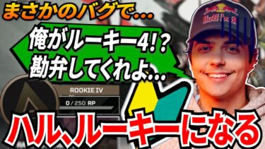 ランクリセットバグが発生!その影響でハル達プロがルーキーに？！直そうと試みるが!【APEX翻訳】